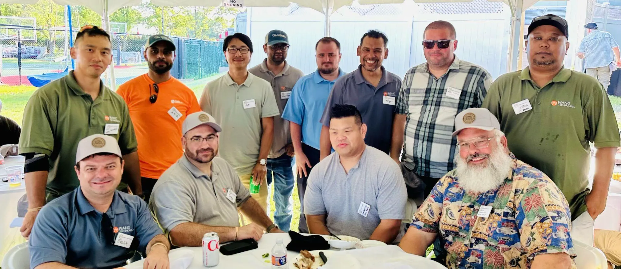 Wang team at the Moles Clambake